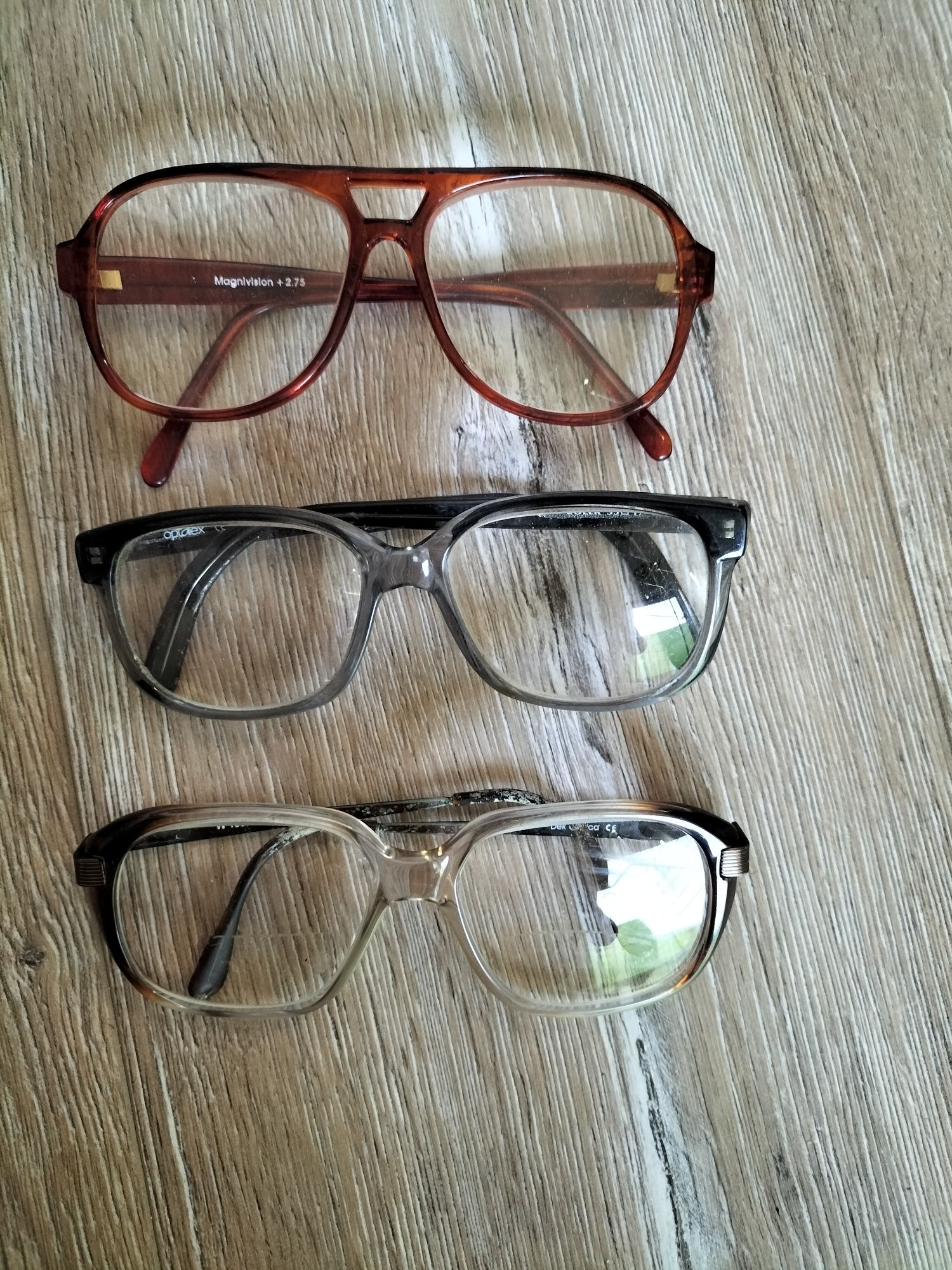 Okulary-oprawki 3 sztuki