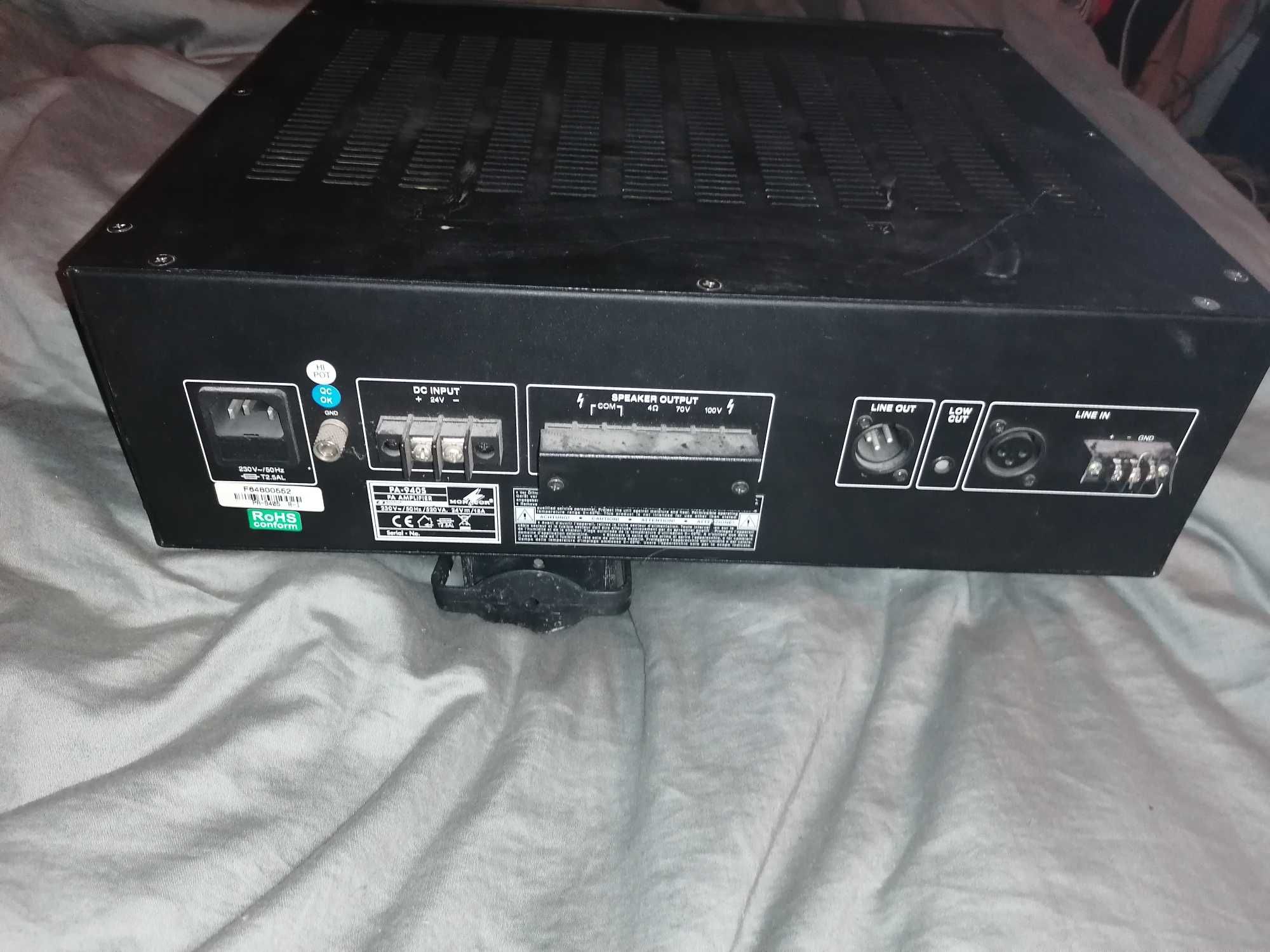 Monacor PA940S wzmacniacz mocy. 240WRMS, 340WMAX