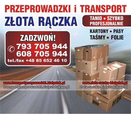 |TANIO| Przeprowadzki i Transport Profesjonalnie Młodzi i Silni 24/7