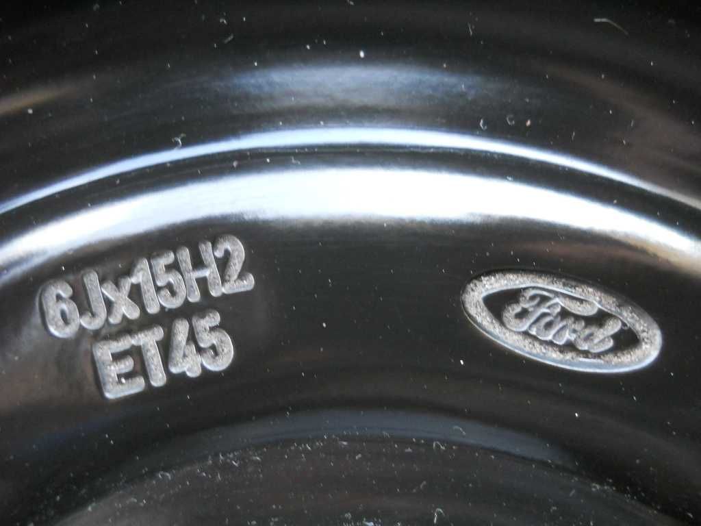 Felgi 15 4x108 ET45 Ford Fiesta MK7 MK8 Ka + ORYGINALNE FVat NOWE DEMO