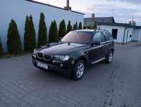 BMW X3 czarna 2.0 150 km 2007 r