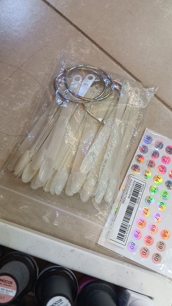 Cores de verniz de gel e acessórios
