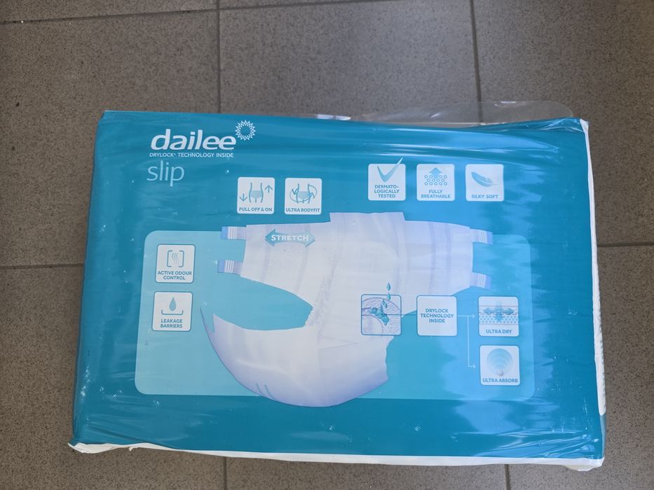 Sprzedam pieluchy Dailee Slip Super Medium – 28 szt., nowe