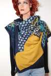 so3 H&M ogromna stylowa cienka chusta apaszka 128x138