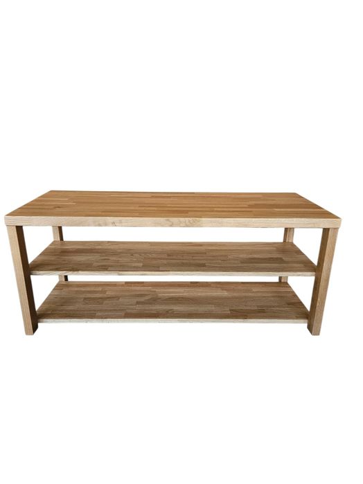 Szafka RTV Stolik audio z drewna dębowego 135 x 50 x 52 cm
