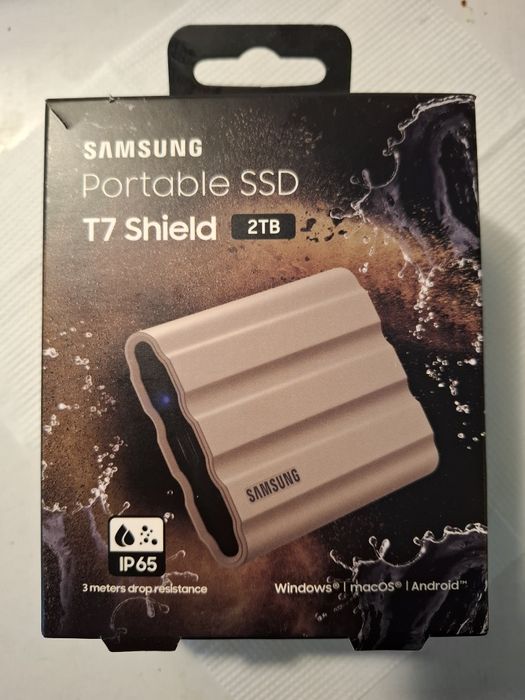 Накопичувач Samsung: SSD,USB 3,2 USB-C T 7 Shield 2 TB