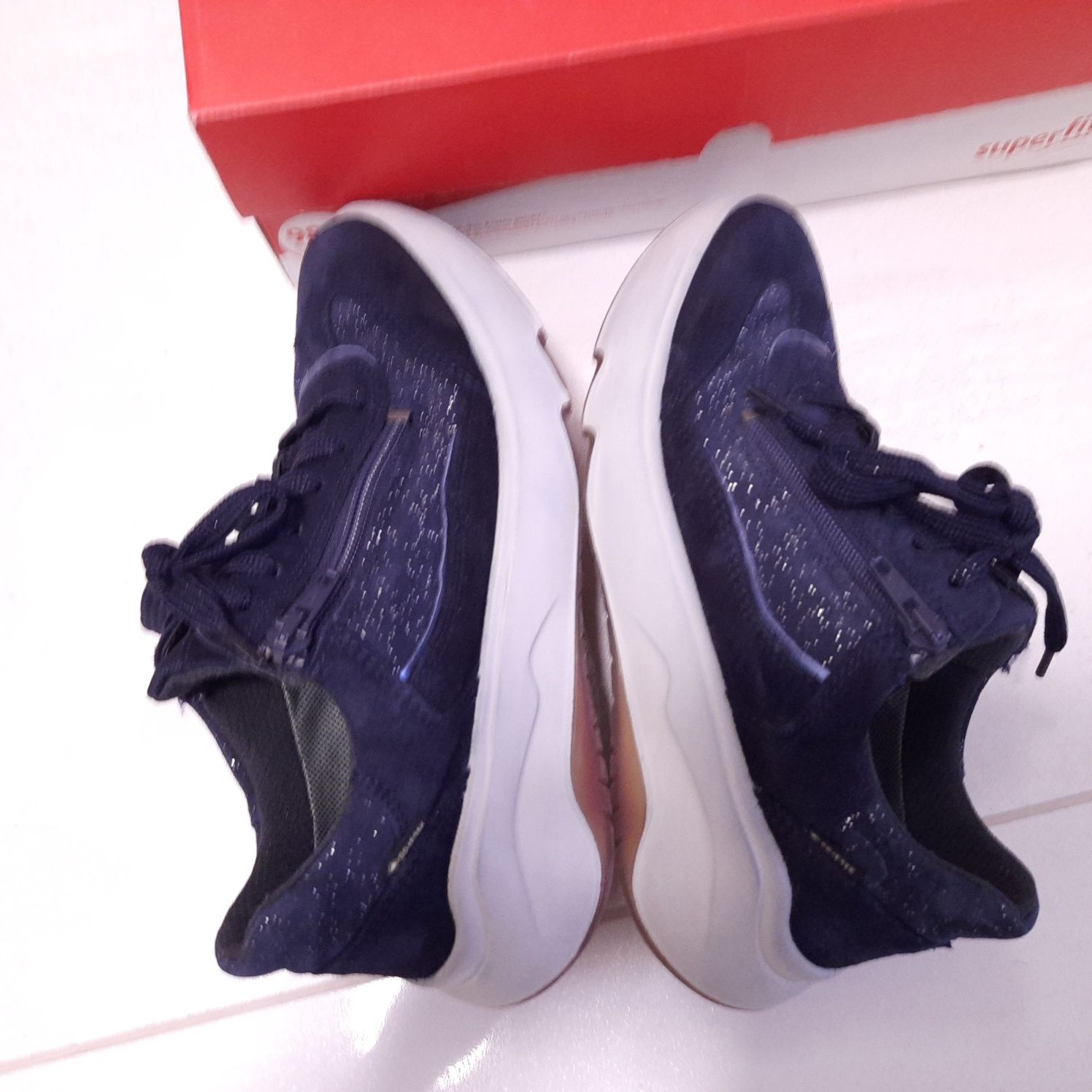 Buty dziewczęce Superfit r.36 skóra i gore-tex  23,5 cm bdb stan