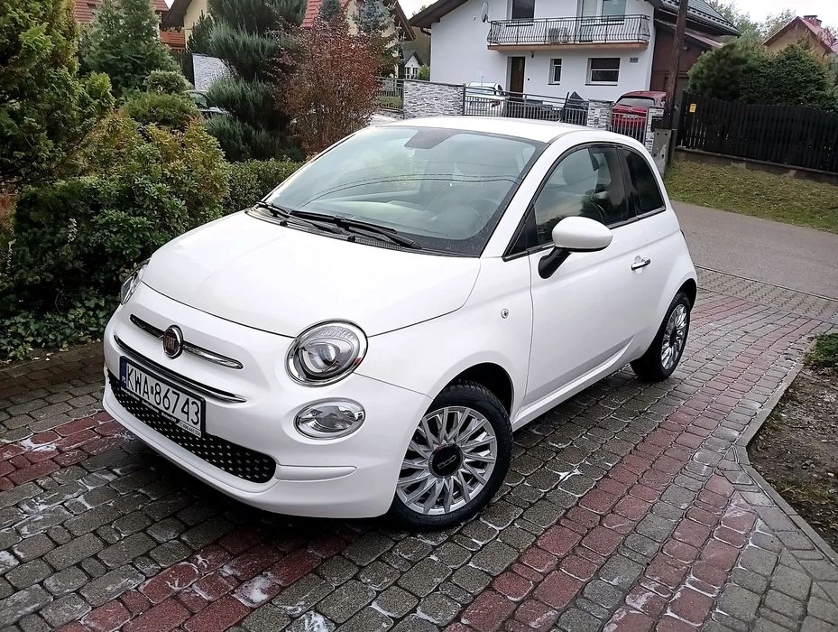 Fiat 500 LIFT 1.2 BENZYNA tylko 101tkm Klima Tablet PDC Czarna Podsufitka ALU