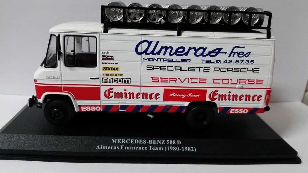 Miniaturas carrinhas assistencia rally - 1