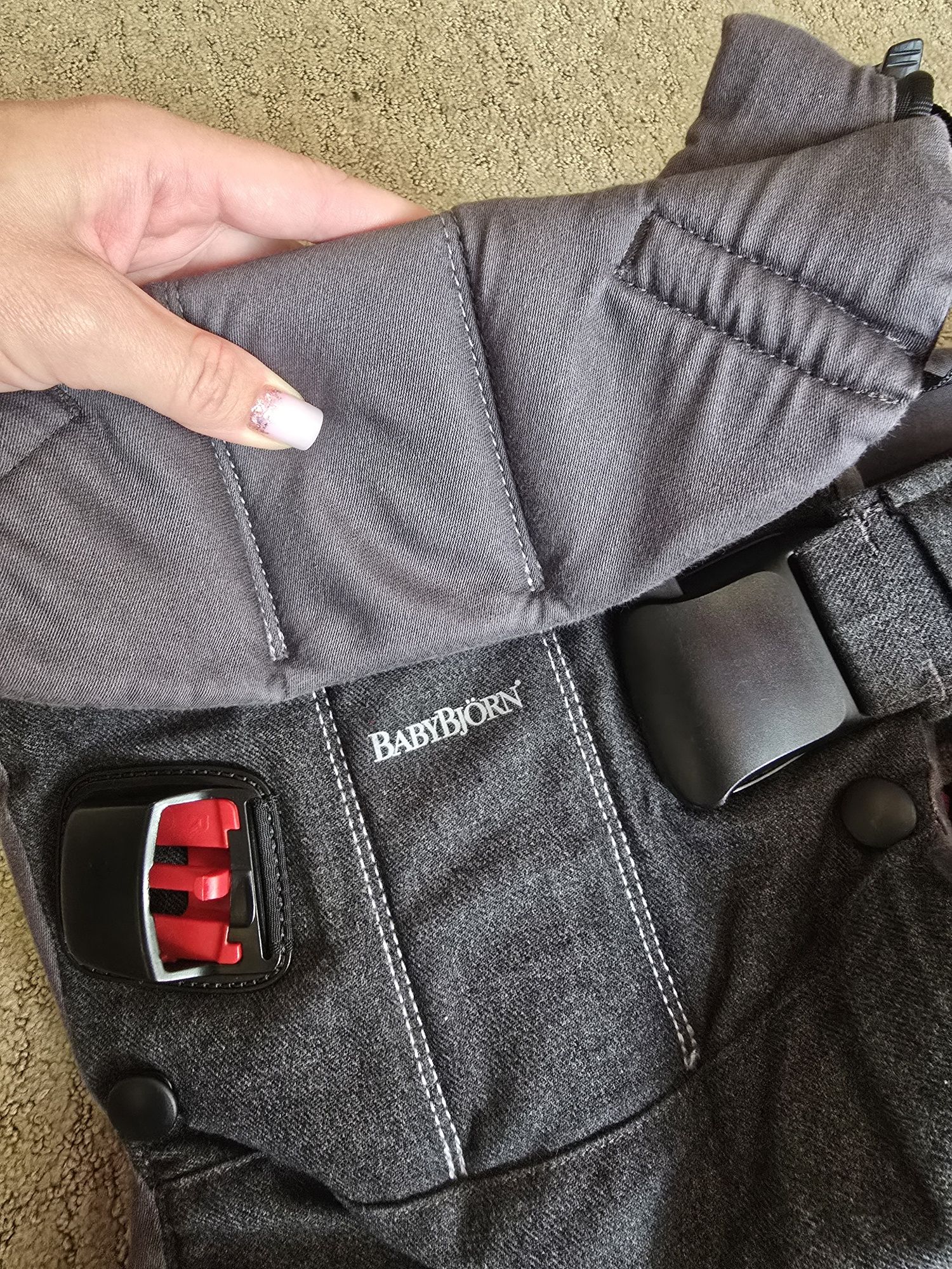 Рюкзак-кенгуру для немовлят BabyBjorn ONE Denim Grey
