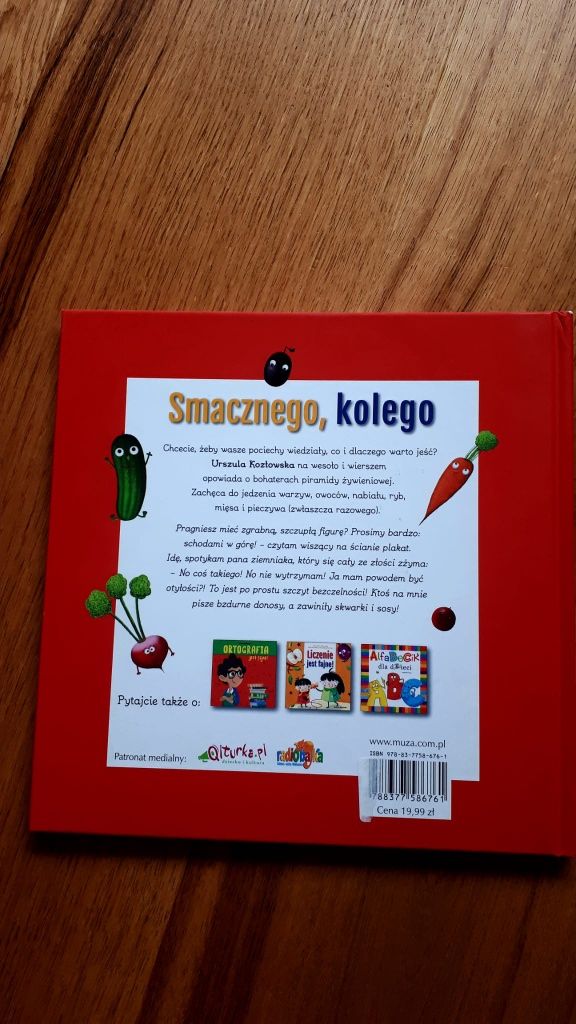 Smacznego kolego książka dla dzieci