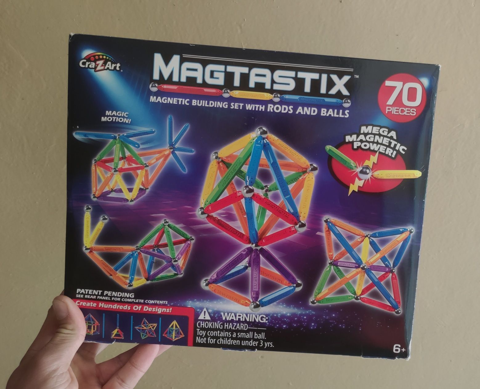 Cra-z-art magtastix magnesy opakowanie 70 części