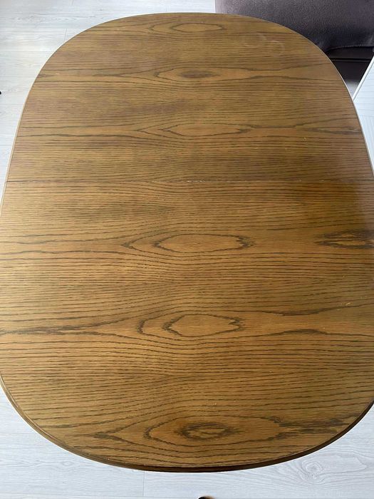 Stół drewniany rozkładany 125x92 + wkładka 42 cm – klasyczny, solidny