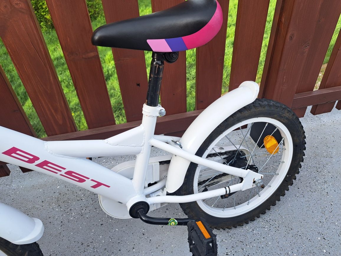 Rower rowerek dla dziewczynki koła 16 cali