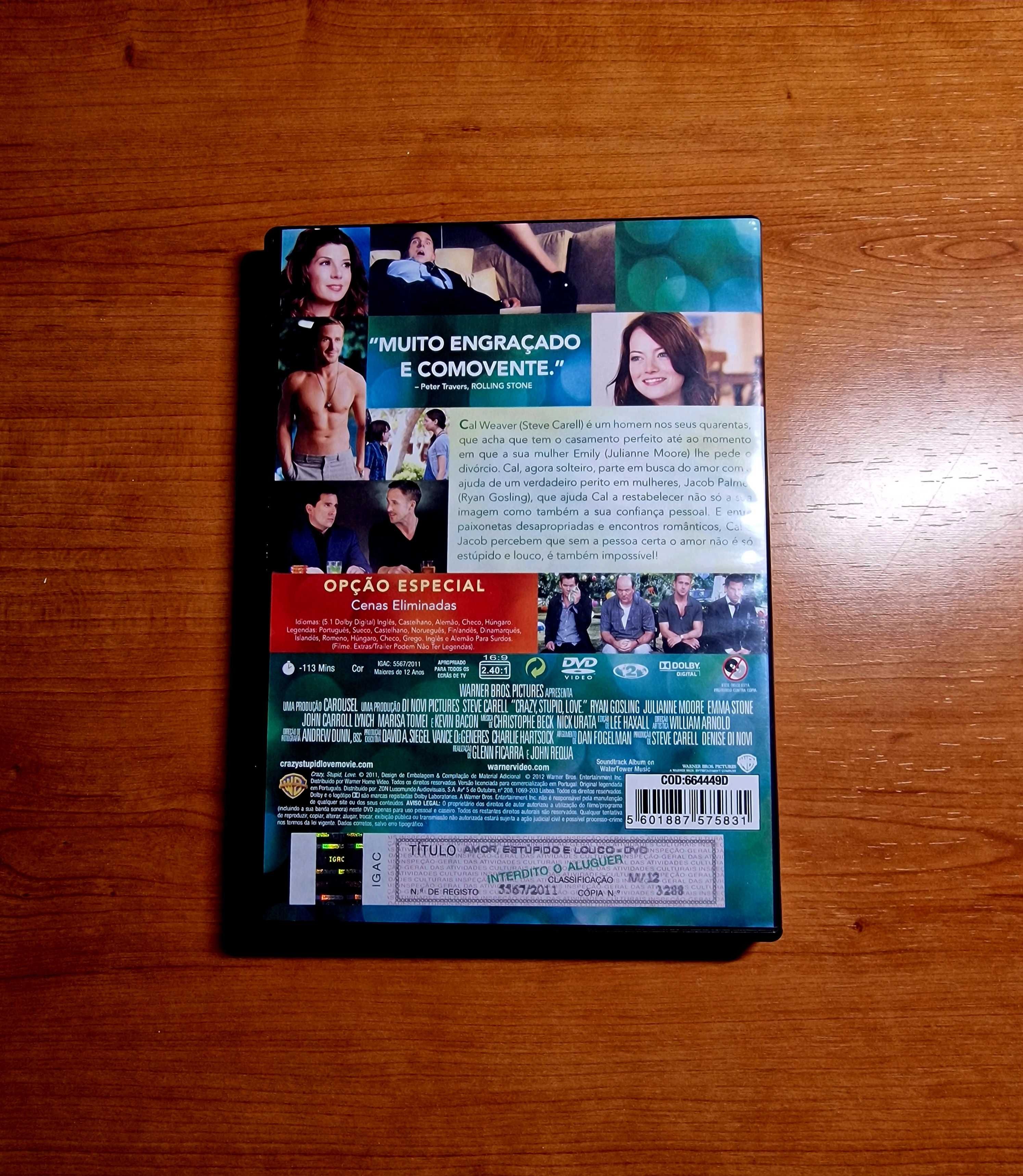 AMOR ESTÚPIDO e LOUCO (Steve Carell/Julianne Moore/Ryan Gosling/Emma S