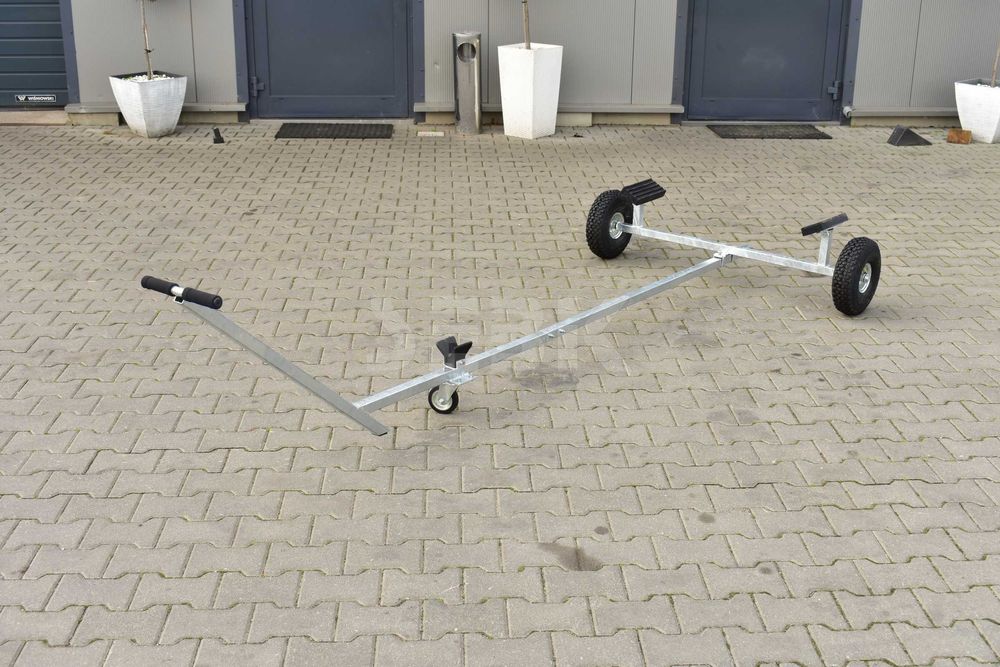 WÓZEK SLIPOWY OCYNKOWANY pod łódź ponton RIB przyczepa bez zaczepu