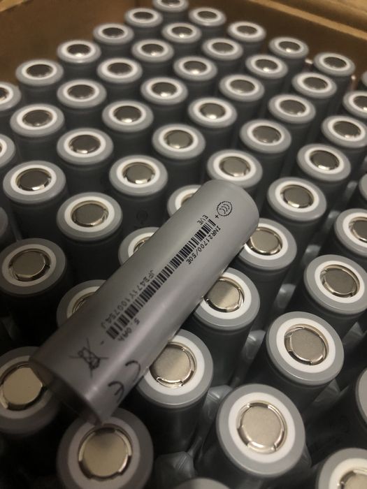 (Нові) Акумулятори EVE INR 21700 - 50E 5000 mAh - 15А