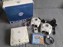 Konsola SEGA DREAMCAST w pudełku + 2 pady, gra, karta pamięci SKLEP
