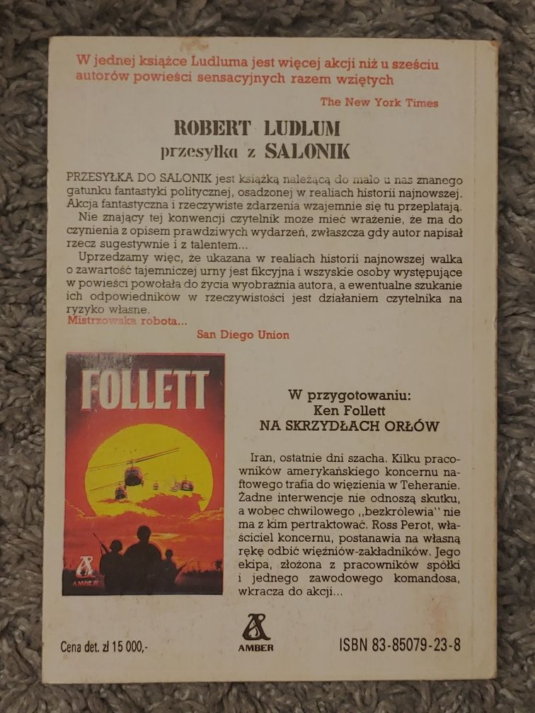 Przesyłka z Salonik Robert Ludlum