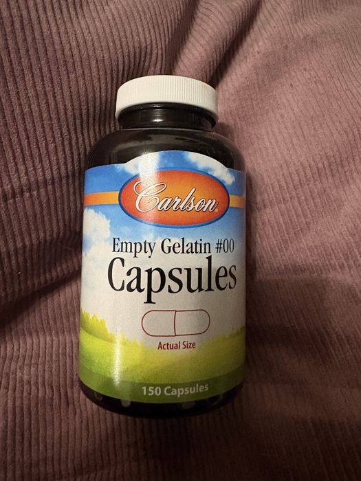 Пусті желатинові капсули #00