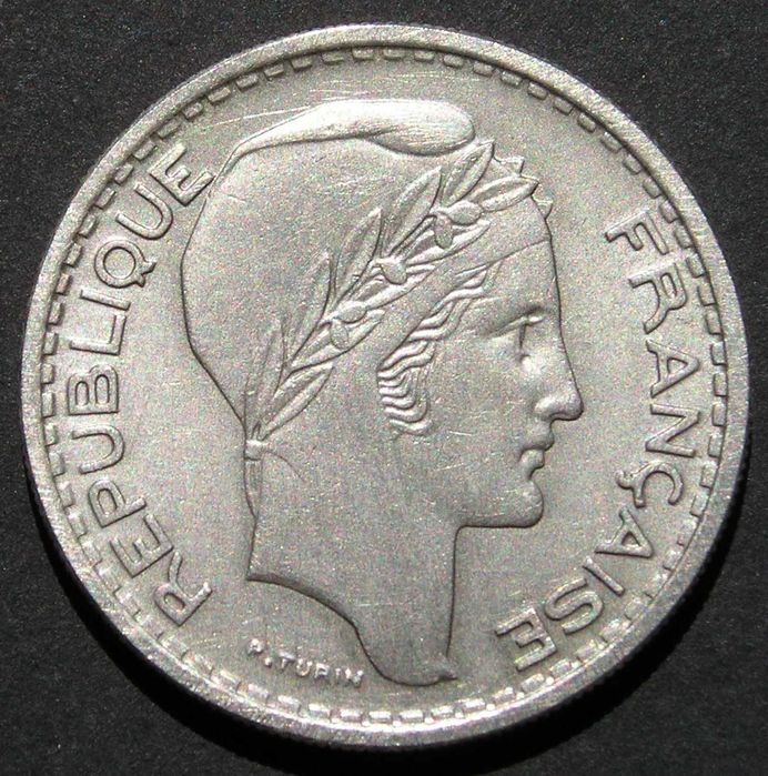 Francja 10 franków 1948 - stan 1/2