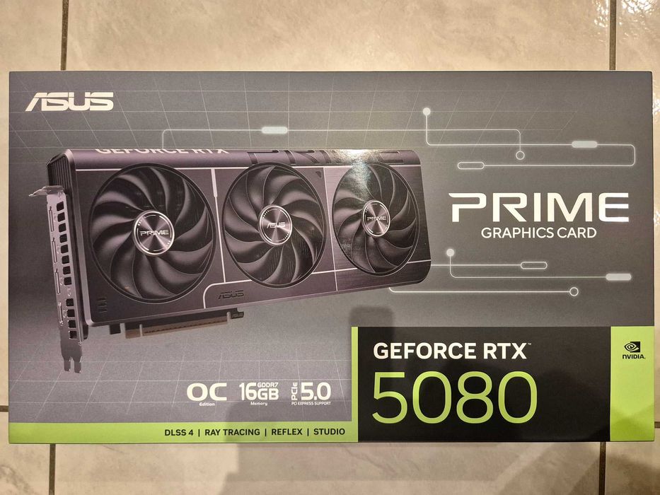 Karta graficzna ASUS PRIME GeForce RTX 5080 16GB GDDR7 OC Edition