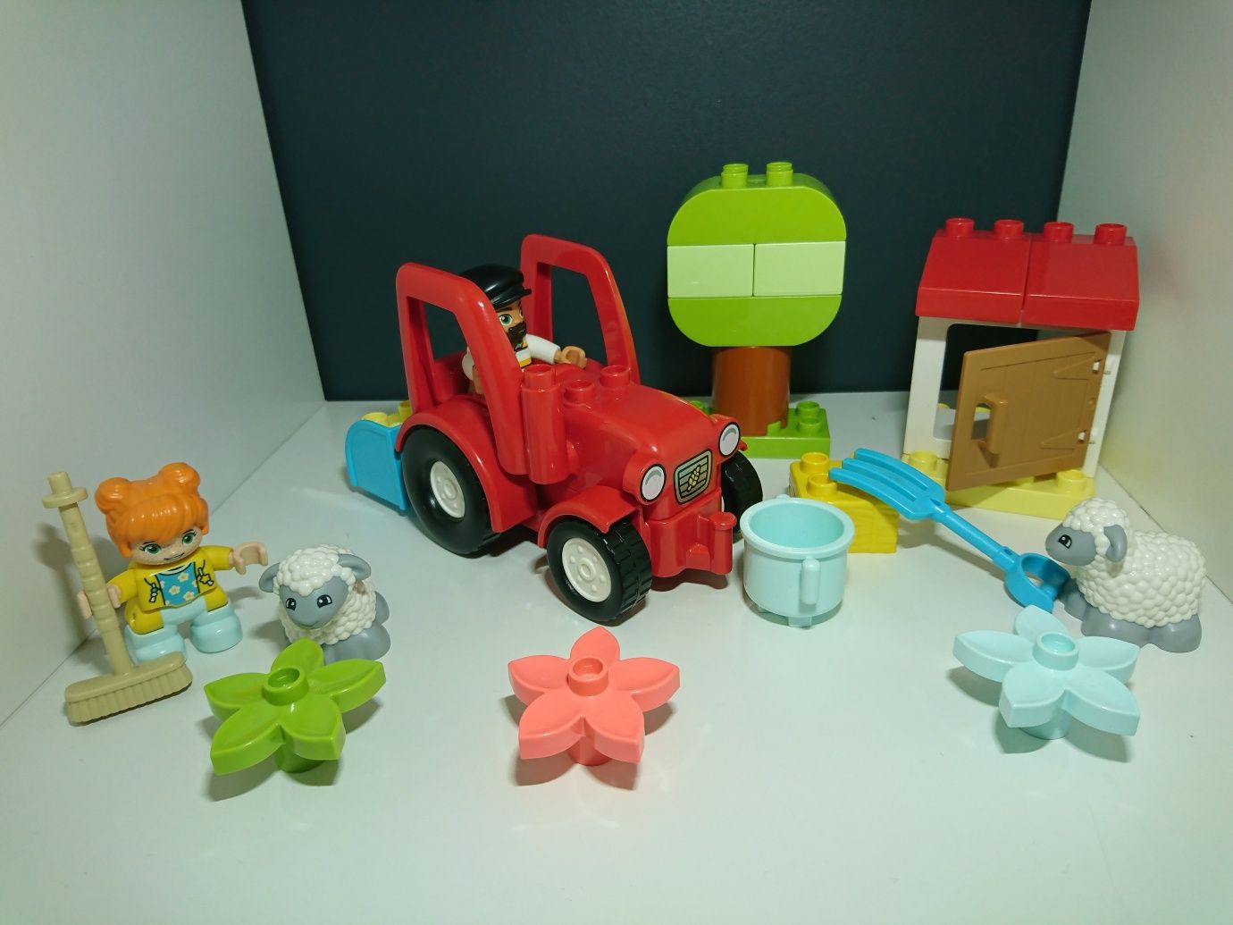 Zestaw 2w1 LEGO Duplo Traktor i zwierzęta gospodarskie + domowe!