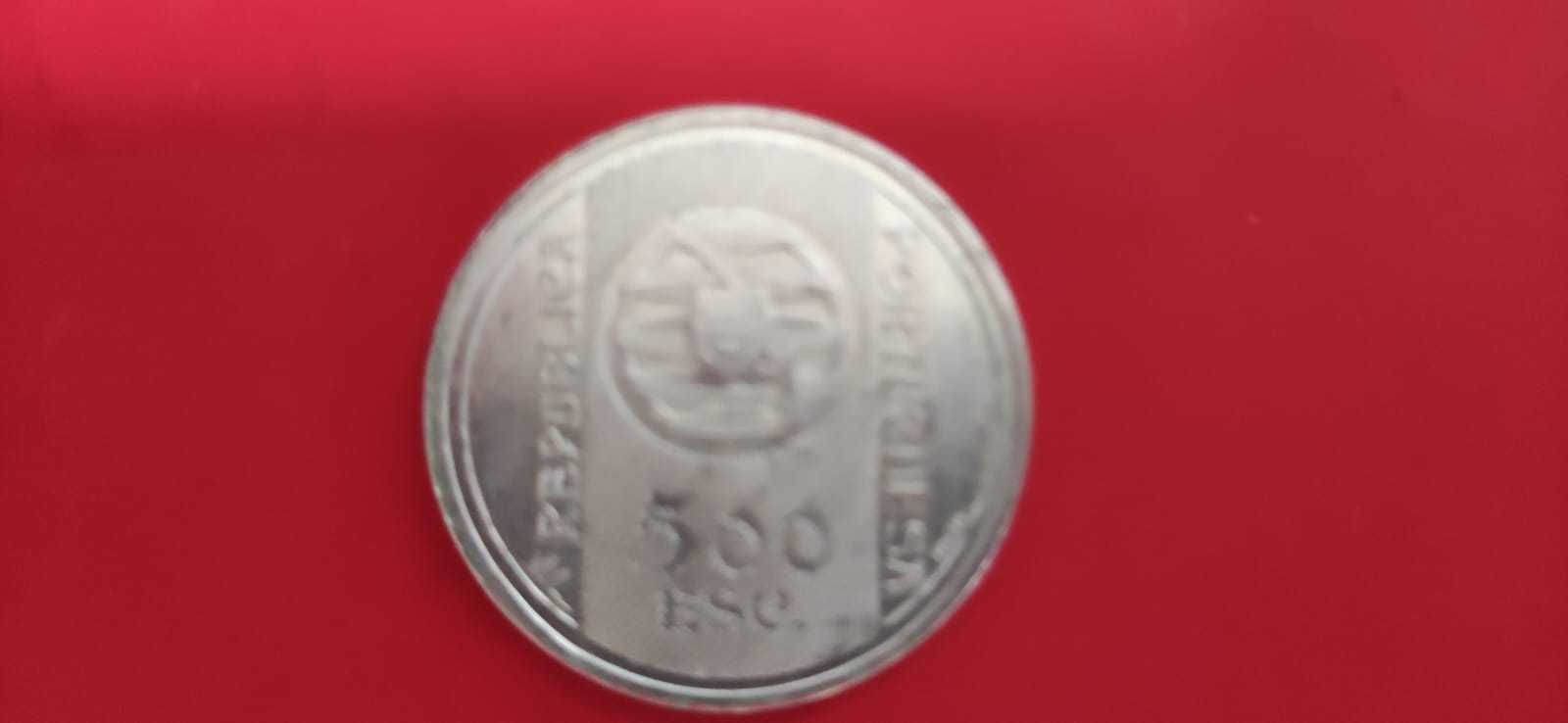 Coleção de moedas (inclui moeda de 500 escudosem prata)