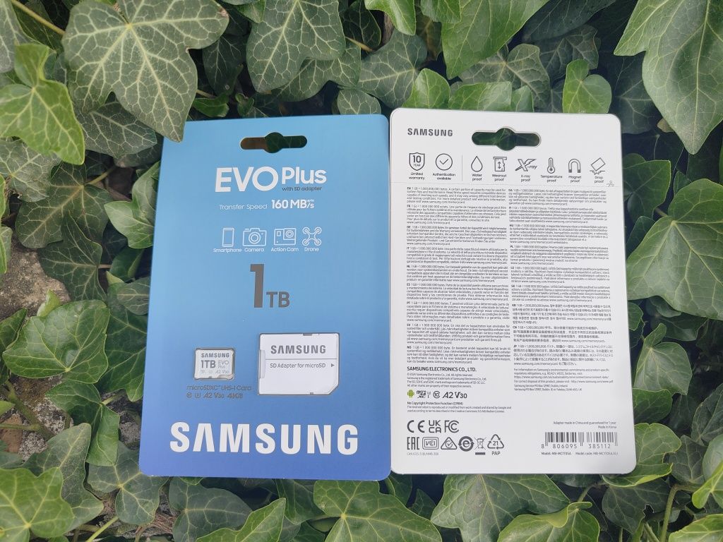 Карта пам'яті Samsung Evo Plus microSDXC 1TB + SD адаптер оригінал