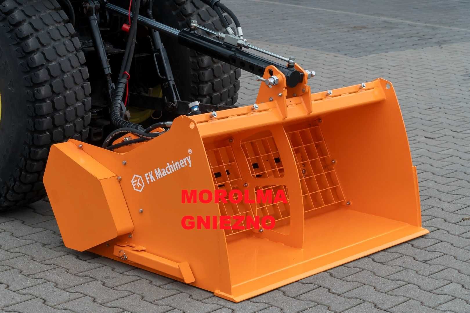 Piaskarka solarka posypywarka d ulic placów FK MACHINERY samozaładunek