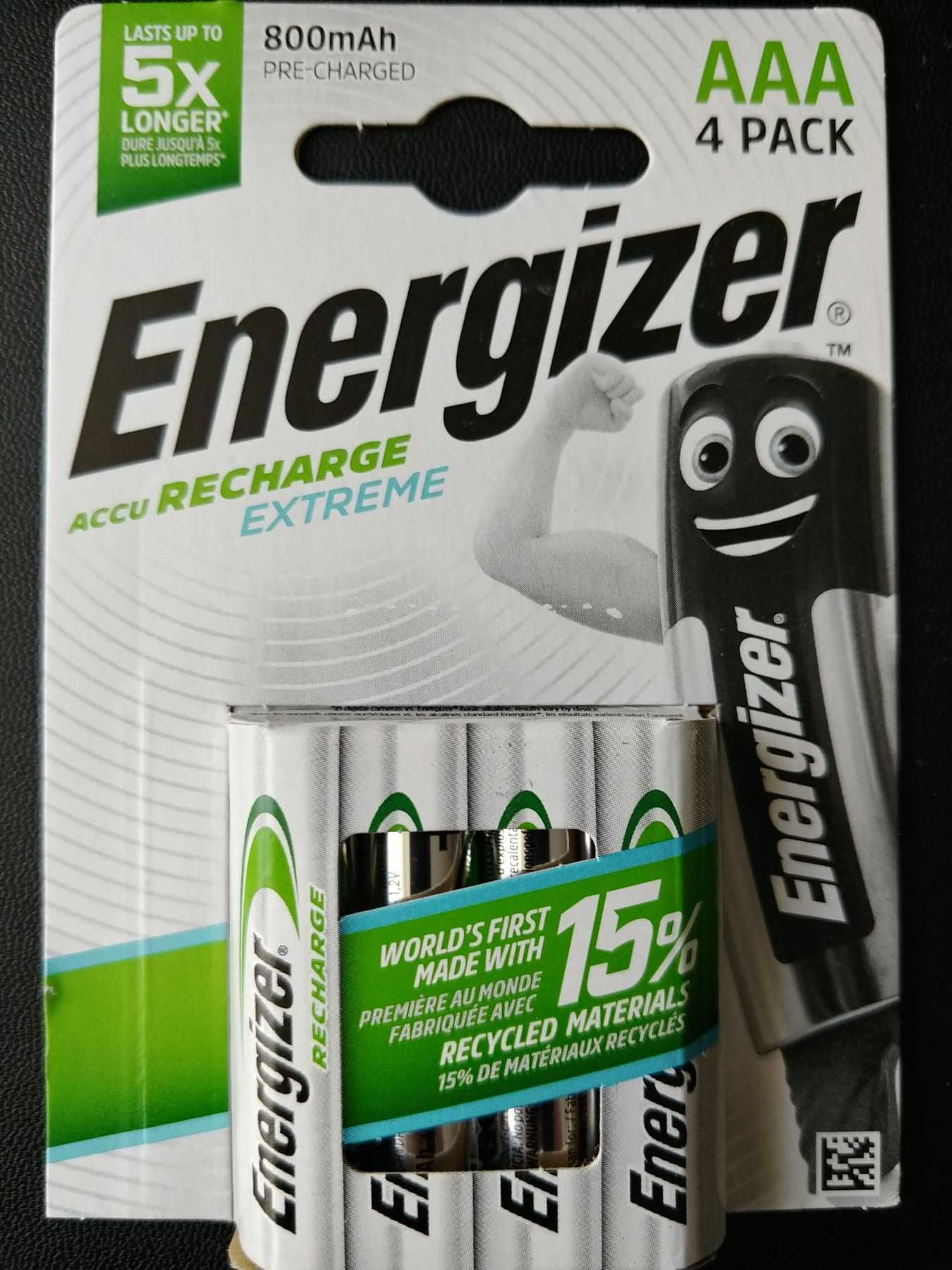 Аккумуляторы Energizer Extreme AAA\HR03 1,2V 800 mAh, цена за бл. 4 шт