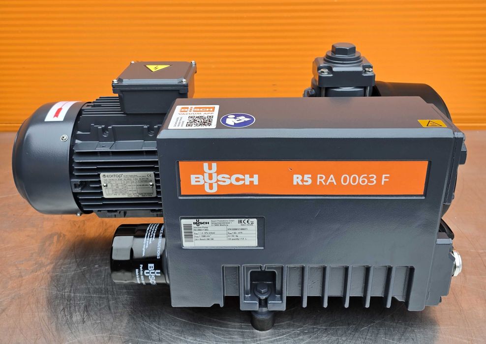 Pompa Próżniowa Busch RA 0063 F Olejowa Łopatkowa CNC Spożywcza