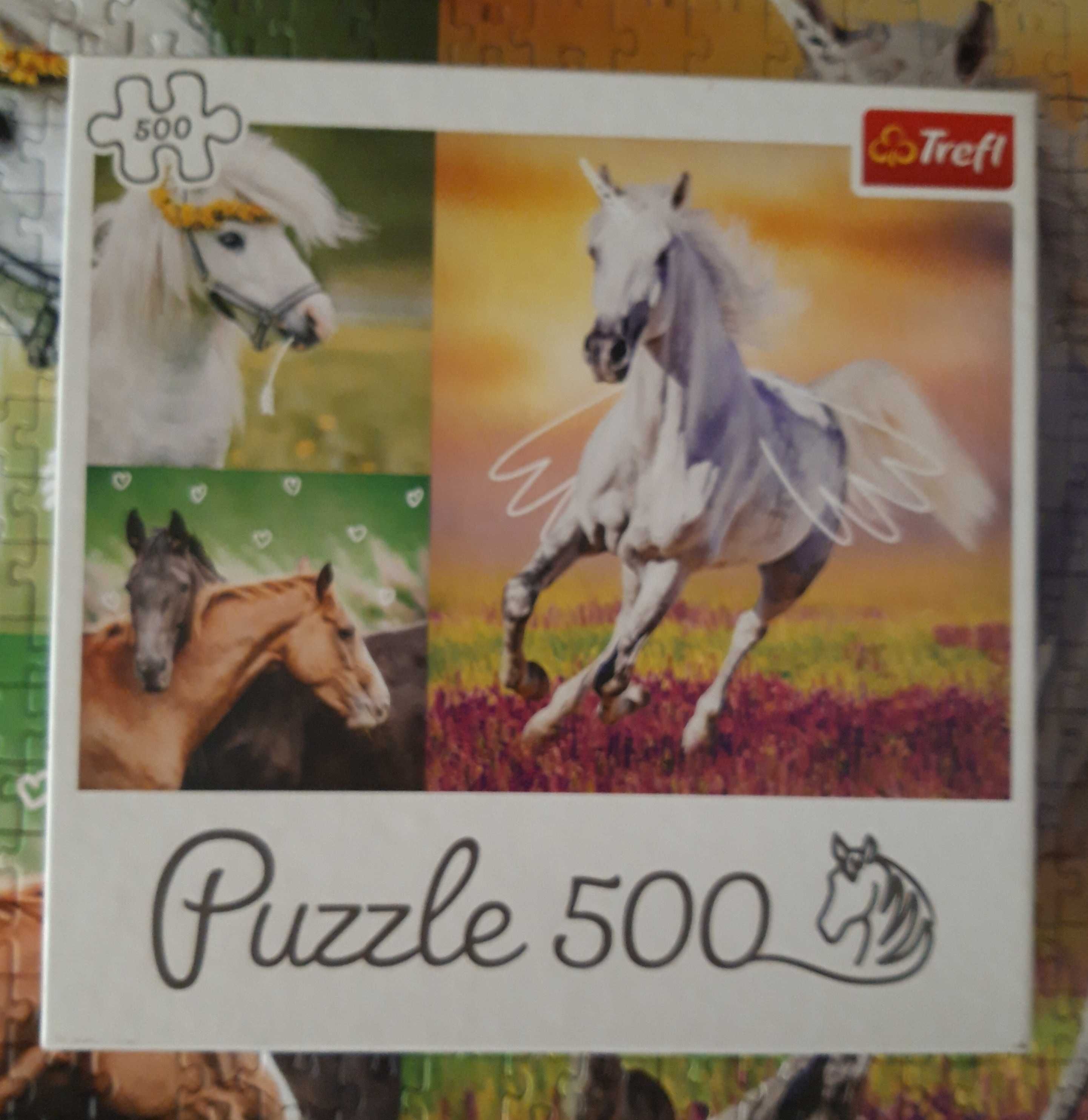 puzzle konie 500 el Trefl