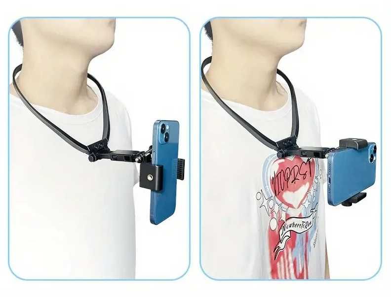 Тримач монопад телефона, екшн камери, смартфона на груди, шию.