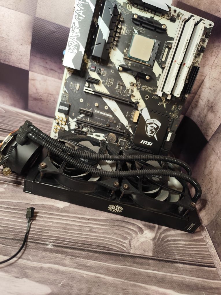 Комплект Ryzen 1700 3.4 32 DDR4 MSI X370 Krait Gaming сэт сборка пк