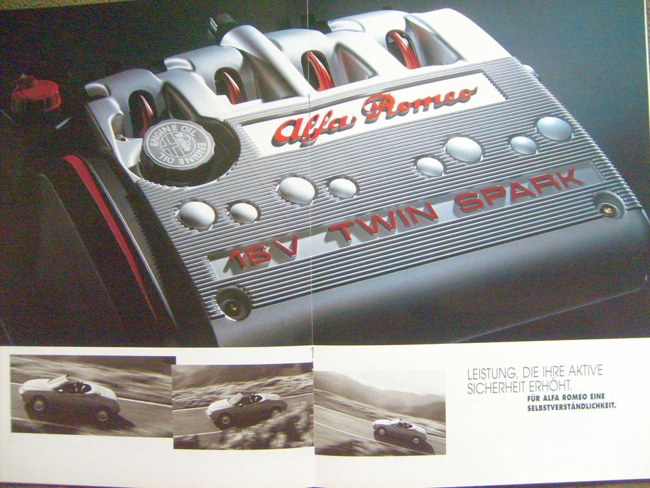 ALFA ROMEO SPIDER 1999 (1.8 16V/2.0 16V/3.0 V6) prospekt 32 str. BDB-
