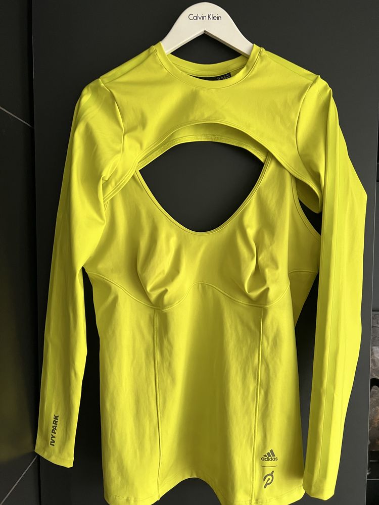 Adidas ivy park komplet top bluzka rękawy xxxxl neon nowy