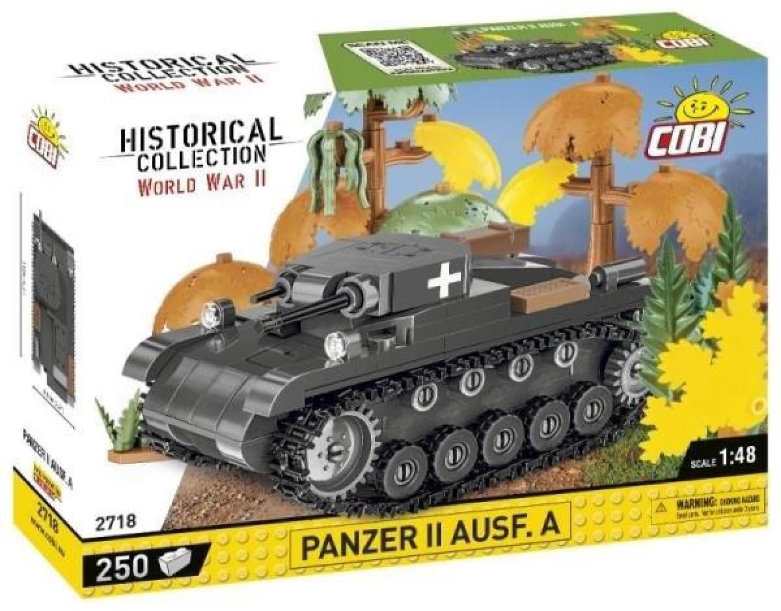 Hc Wwii Czołg Panzer Ii Ausf. A 250 el. pudełko,199x275 mm