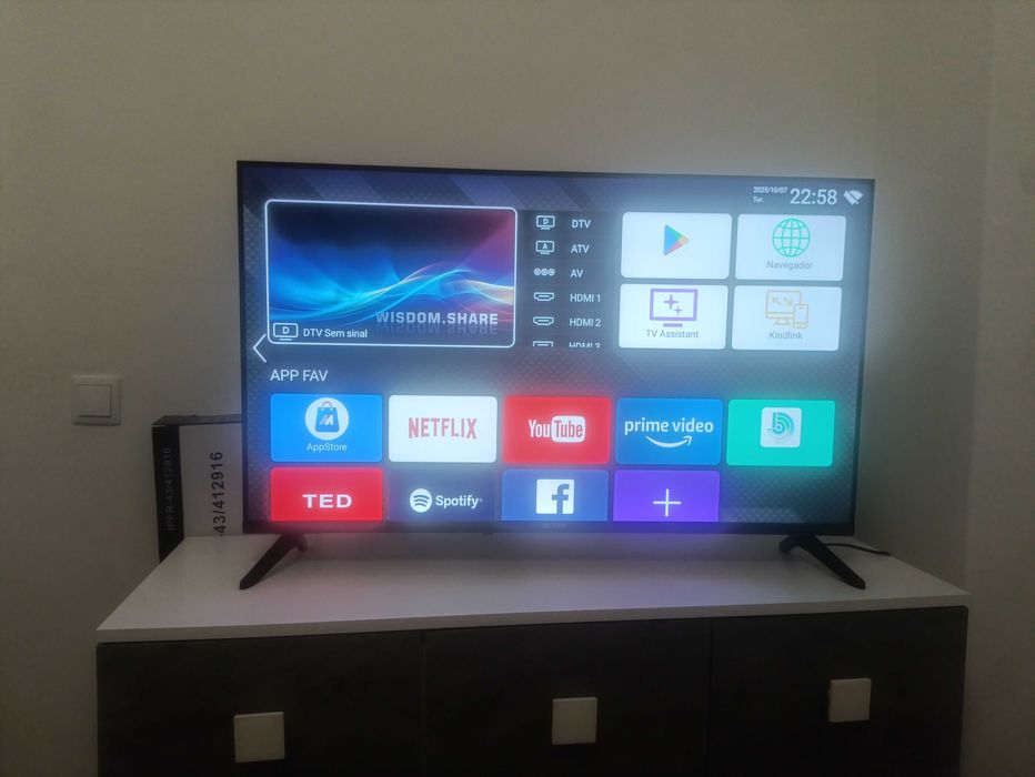 TV 43 polegadas silver