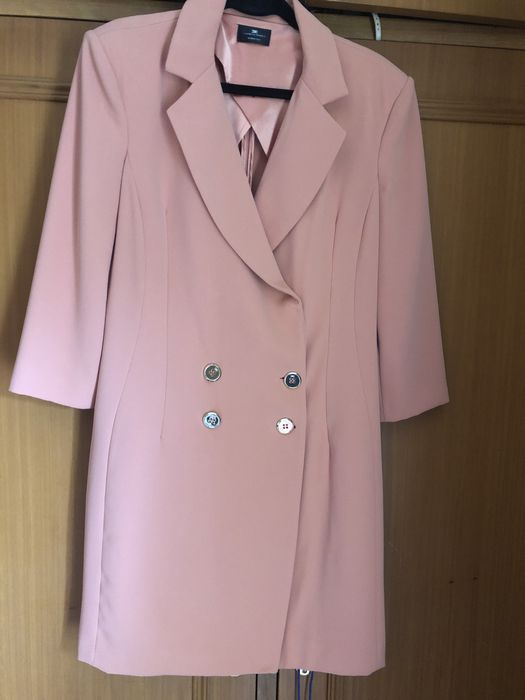 Vestido Rosa Nude Elisabetta Franchi