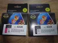 AC-526M i AC-526B Black Tusz Color Plus do Canon CLI-526M i CLI-521BK