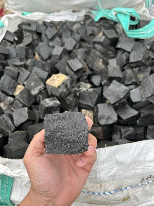 CZARNA KOSTKA BAZALTOWA 4x6, 7x9, 8x11, 10x10 Brukowa Bruk Kamień