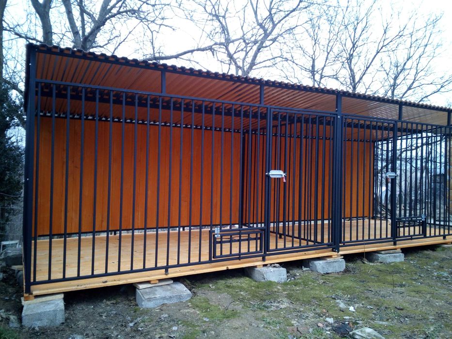 Kojec dla psa 6x2,podwójny boks dla psów,klatka z podłogą producent