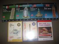 7 Puzzles 3D de Monumentos Históricos/Selados!