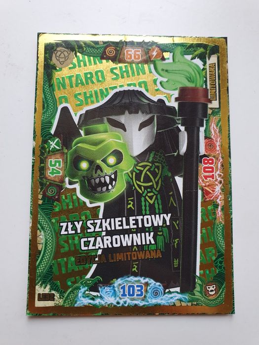Karta Lego Ninjago Zły Szkieletowy Czarownik LE32
