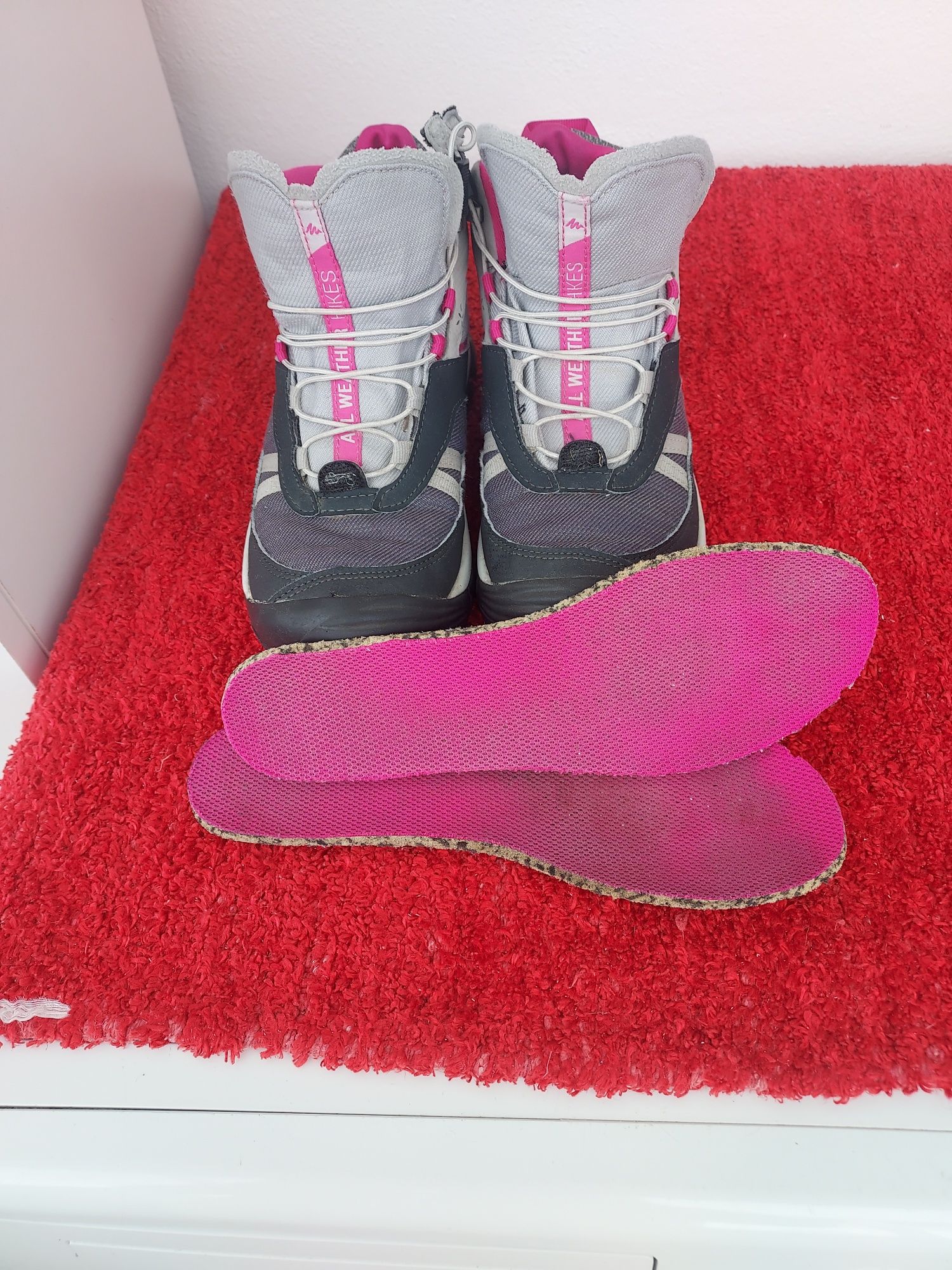 Botas impermeável Quechua. Tamanho 34/35