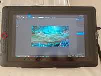 Mesa digitalizadora XP PEN Artist 15.6 Pro e luvas