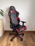 DXRacer Racing Pro Black/Red fotel gamingowy