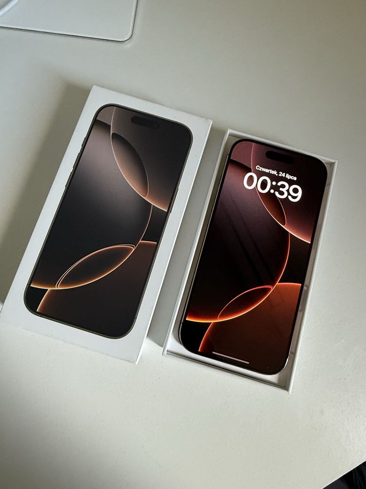 iPhone 16 Pro 512gb Desert Titanium Stan Idealny Gwarancja