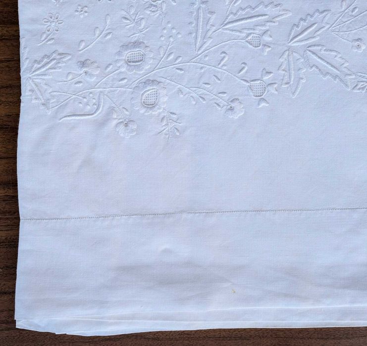 Lençol e Almofadas Bordados